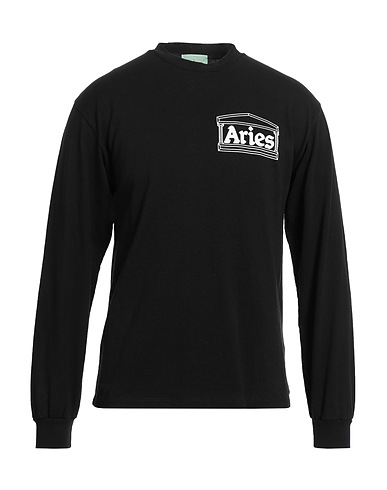 ARIES T-shirt Black 100% Cotton