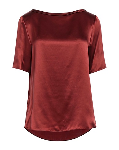 DIANA GALLESI Silk top Burgundy 100% Silk