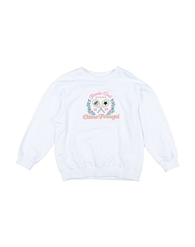 CHIARA FERRAGNI Sweatshirt White 95% Cotton, 5% Elastane