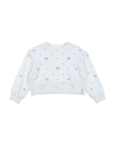 CHIARA FERRAGNI Felpa Bianco 95% Cotone, 5% Elastan
