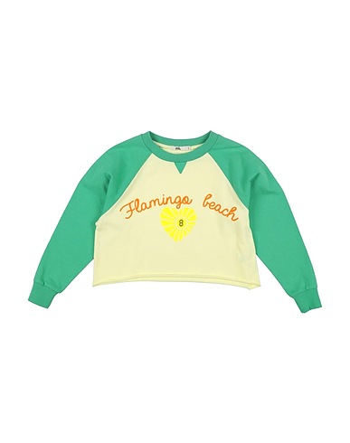 BANDY BUTTON Sweatshirt Green 100% Cotton