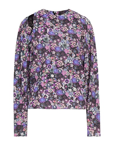 ISABEL MARANT Top Purple 91% Silk, 9% Elastane