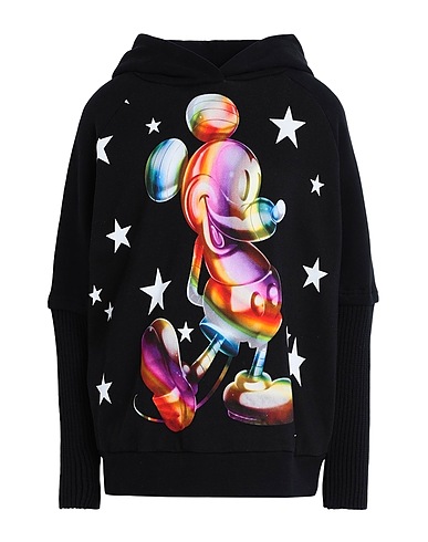 DESIGUAL x DISNEY Hooded sweatshirt Black 100% Cotton