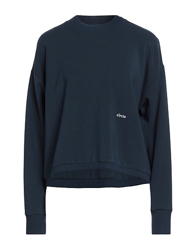CIRCLE Sweatshirt Navy blue 80% Modal, 11% Polyamide, 9% Elastane