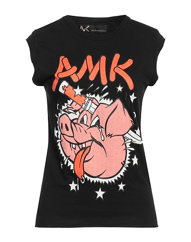 ANDREW MACKENZIE Top Black 95% Cotton, 5% Elastane