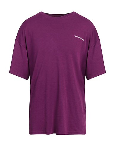 LES BENJAMINS T-shirt Viola 100% Cotone