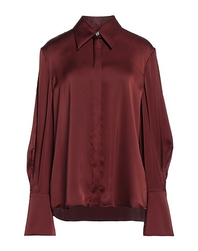 MAISON RABIH KAYROUZ Solid colour shirts & blouses Burgundy 100% Polyester