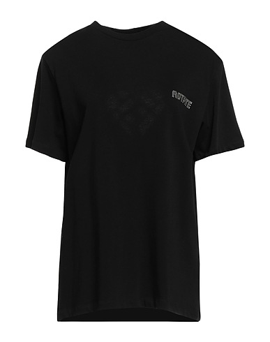 ROTATE BIRGER CHRISTENSEN 티셔츠 블랙 100% 오가닉 코튼