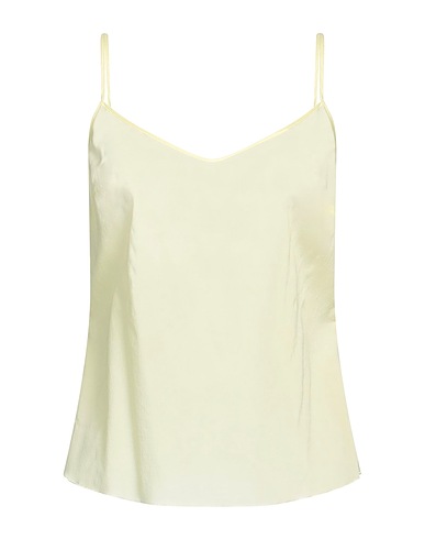 BLUMARINE Camisole Pastel yellow 48% Polyamide, 40% Silk, 12% Elastane