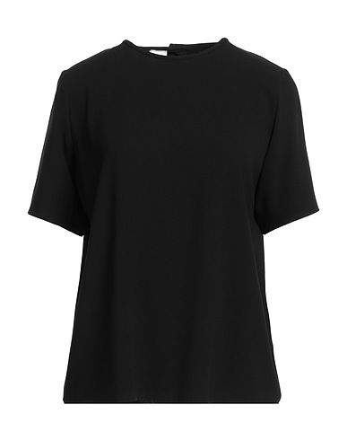 ELEVENTY Top Black 80% Triacetate, 20% Polyester