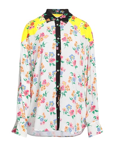 MSGM Floral shirts & blouses White 100% Viscose