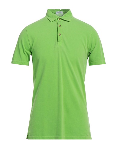 ROSSOPURO Polo shirt Light green 100% Cotton