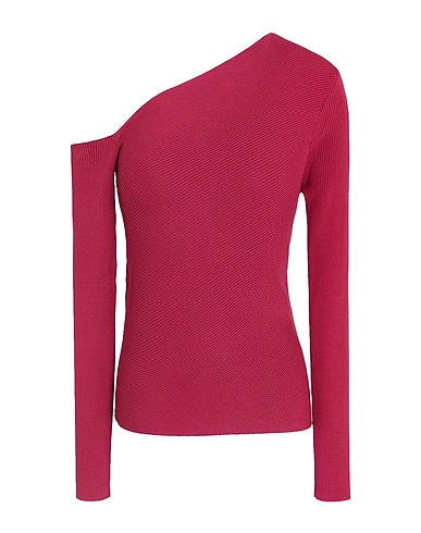 8 by YOOX Pullover VISCOSE BLEND COLD SHOULDER LONG SLEEVE TOP
 Porpora 60% Viscosa, 24% Poliestere riciclato, 16% Poliammide riciclato
