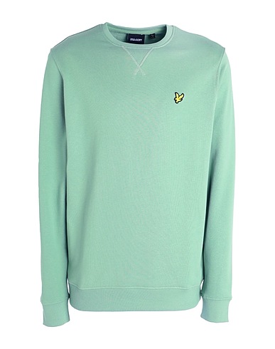 LYLE & SCOTT Sweatshirt Light green 100% Cotton