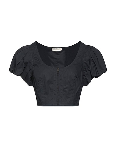 ULLA JOHNSON Top Black 100% Cotton