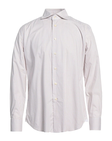CALIBAN Checked shirt Sky blue 100% Cotton