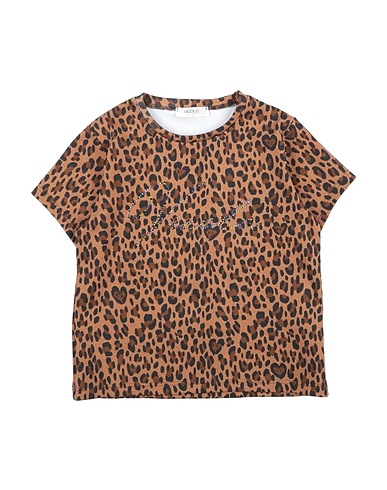 VICOLO T-shirt Camel 100% Cotton