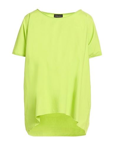 ROBERTO COLLINA Top Verde lime 100% Cotone