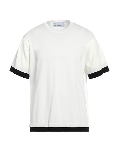 NEIL BARRETT Jumper Ivory 60% Viscose, 40% Polyamide