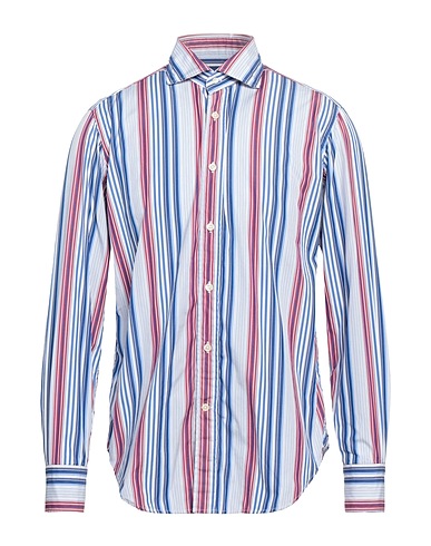 CALIBAN Striped shirt Blue 100% Cotton