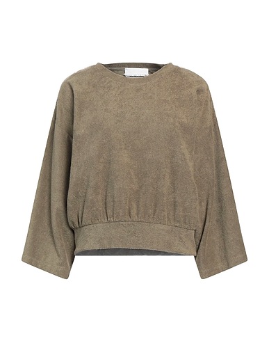BRAND UNIQUE Sweatshirt Militärgrün 80% Baumwolle, 20% Polyester