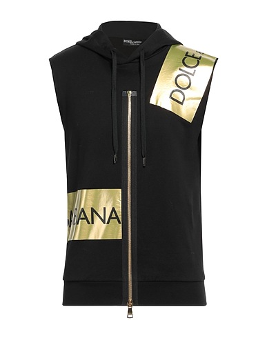 DOLCE&GABBANA Hooded track jacket NERO 100% Cotton