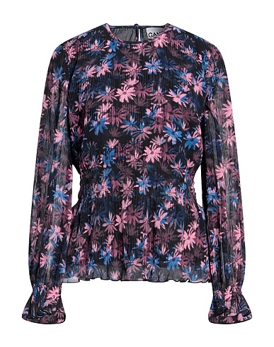 GANNI Top Black 100% Recycled polyester