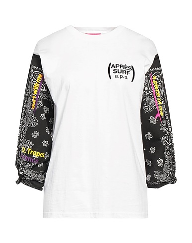 APRÈS SURF T-shirt Bianco 100% Cotone