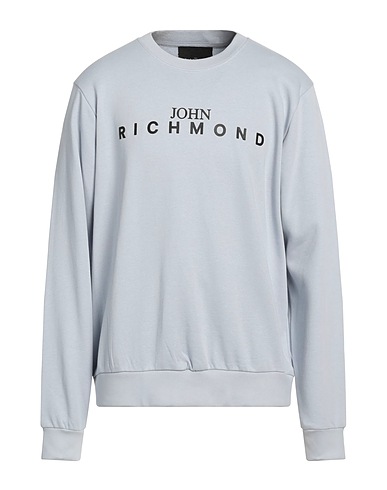JOHN RICHMOND Sweatshirt Light blue 86% Cotton, 14% Polyester