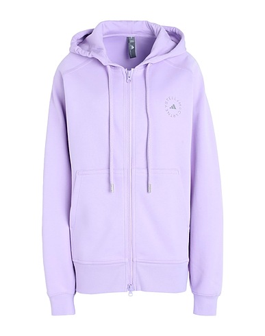 ADIDAS by STELLA McCARTNEY Hooded track jacket  aSMC FZ HOODIE  Lilac 60% Organic cotton, 40% Recycled polyester
