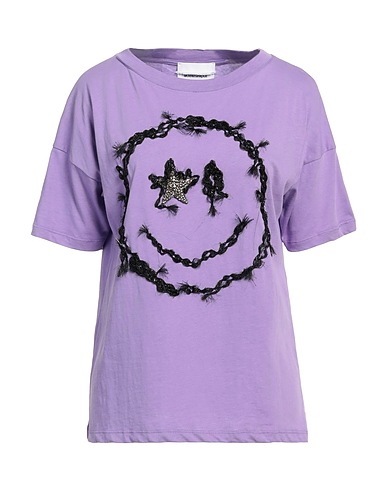 BRAND UNIQUE T-shirt Viola 100% Cotone