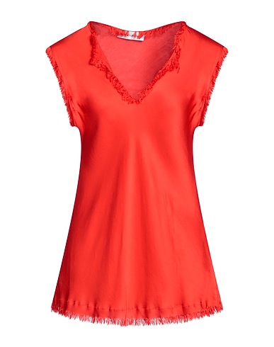 BRAND UNIQUE Top Tomato red 100% Viscose