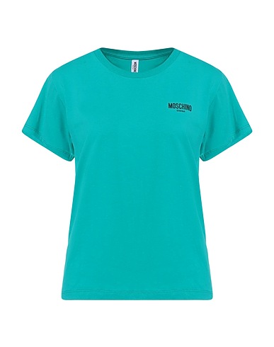 MOSCHINO T-shirt SWIM Turchese 94% Cotone, 6% Elastan