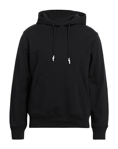 DUVETICA Hooded track jacket  Black 100% Cotton