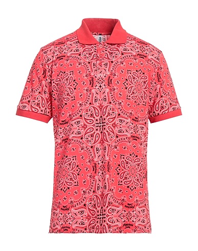 MOSCHINO Polo shirt SWIM Coral 95% Cotton, 5% Elastane