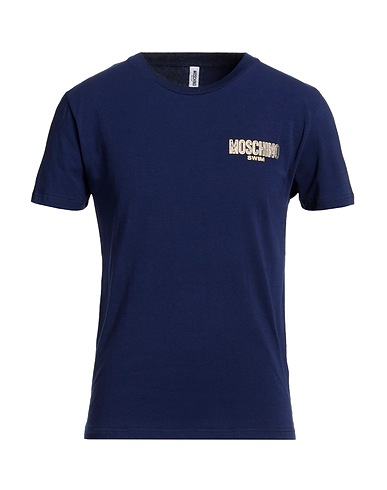 MOSCHINO T-shirt SWIM Navy 94% Cotton, 6% Elastane