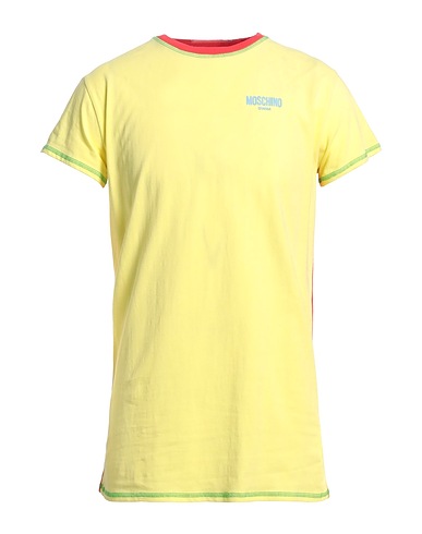 MOSCHINO T-shirt Giallo 94% Cotone, 6% Elastan