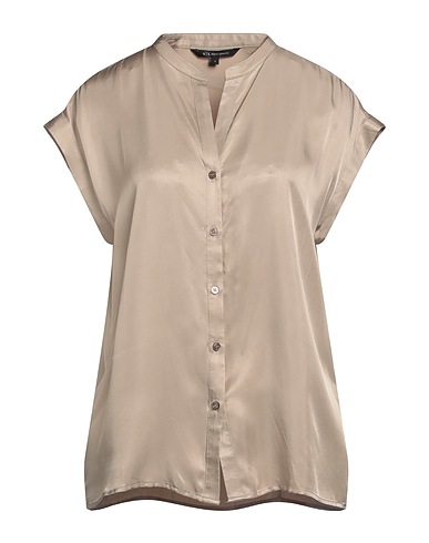 ARMANI EXCHANGE Camicie e bluse tinta unita Khaki 100% Viscosa