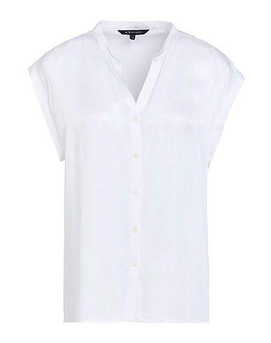 ARMANI EXCHANGE Chemises et chemisiers de couleur unie 100% Viscose