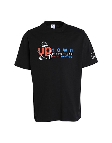 PUMA Ｔシャツ UPTOWN Graphic Tee ブラック コットン 100%