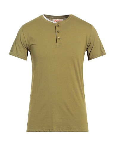 GABARDINE T-shirt Verde militare 100% Cotone