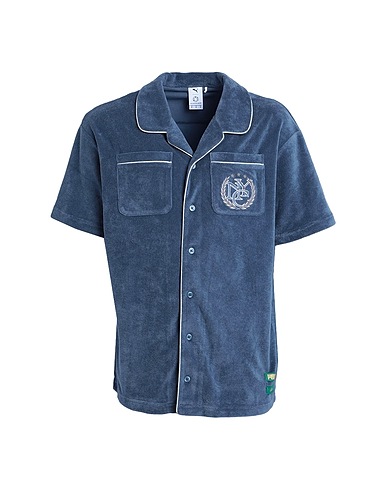 PUMA Hemden PUMA x RHUIGI Shirt Taubenblau 80% Baumwolle, 20% Polyester