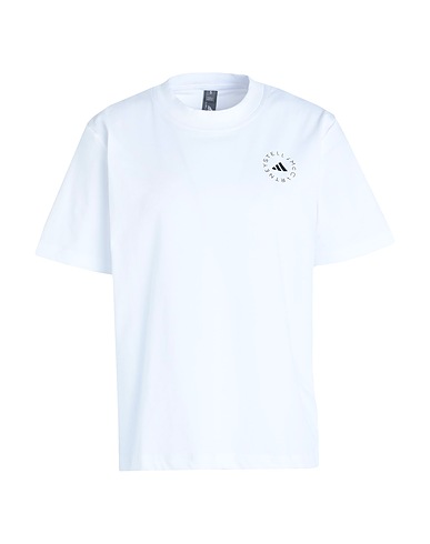 ADIDAS by STELLA McCARTNEY Basic T-Shirt aSMC REGL TEE    
 White 40% Polyester, 36% Organic cotton, 24% Recycled polyester