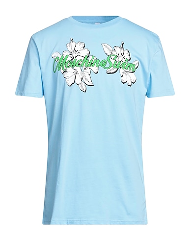 MOSCHINO T-shirt Sky blue 100% Cotton