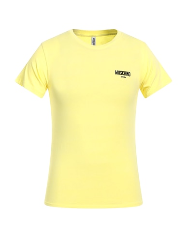 MOSCHINO T-shirt SWIM Giallo pastello 94% Cotone, 6% Elastan