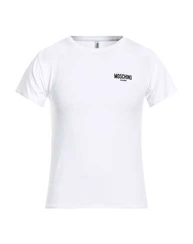 MOSCHINO T-shirt SWIM White 94% Cotton, 6% Elastane