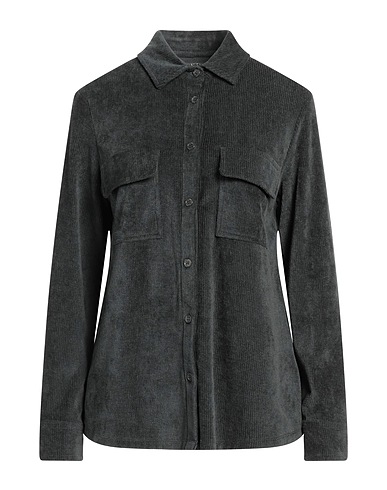 MAJESTIC FILATURES Solid colour shirts & blouses Dark green 50% Cotton, 50% Modal