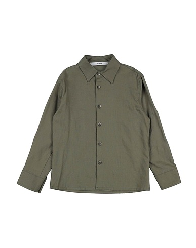 I'M BRIAN Solid colour shirt 55% Linen, 45% Viscose