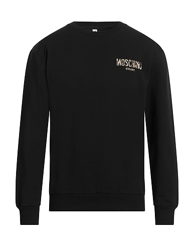 MOSCHINO Sweatshirt SWIM Black 95% Cotton, 5% Elastane