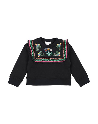 STELLA McCARTNEY KIDS Sweatshirt Black 100% Cotton, Elastane, Polyester